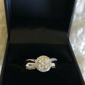 NWT sterling silver CZ ring